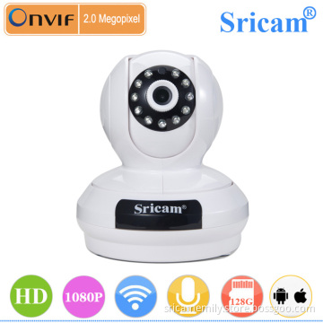 Sricam SP019 CMOS HD 1080P P2P IEEE 820.11b/g/n Wireless Wifi Two Way Audio Dome Mode Indoor IP Camera